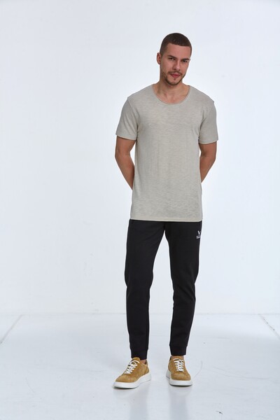 Milan Over Size Men's T-Shirt Stone - 2