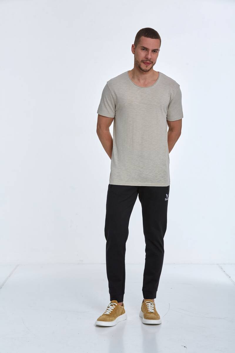 Milan Over Size Men's T-Shirt Stone - 2