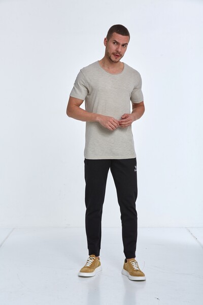 Milan Over Size Men's T-Shirt Stone - 3