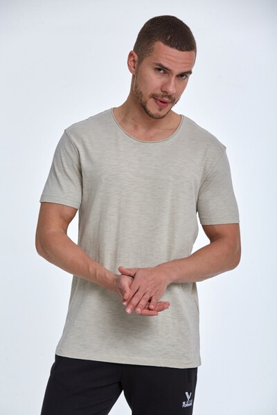 Milan Over Size Men's T-Shirt Stone 