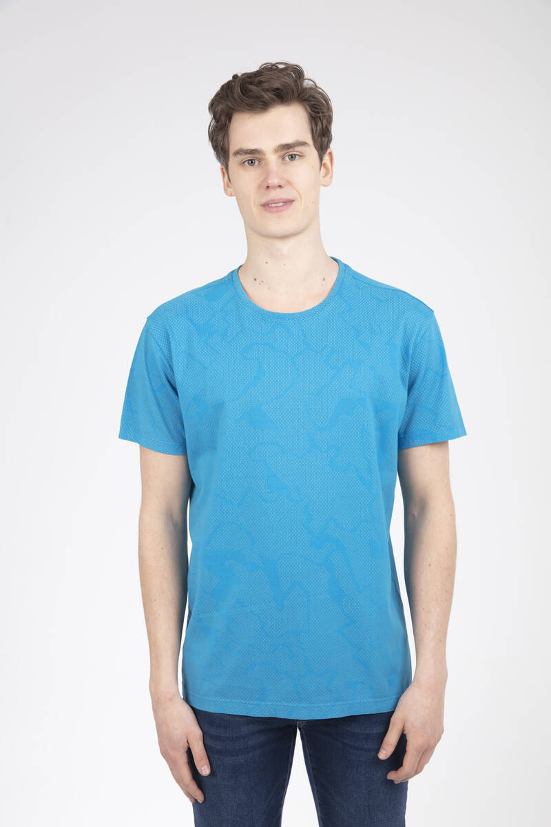Mocha Men's T-Shirt Turquoise - 1