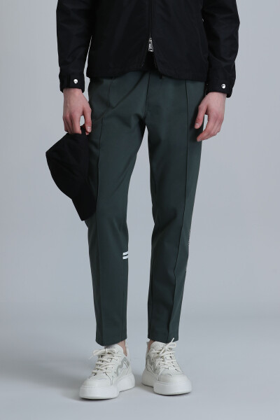 Mode Men's Sweatpants Dark Green - 2