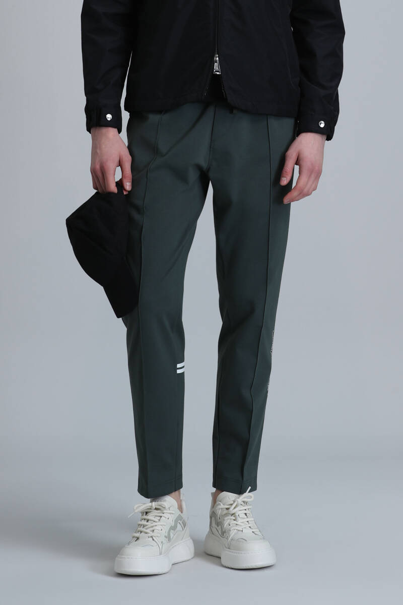Mode Men's Sweatpants Dark Green - 2