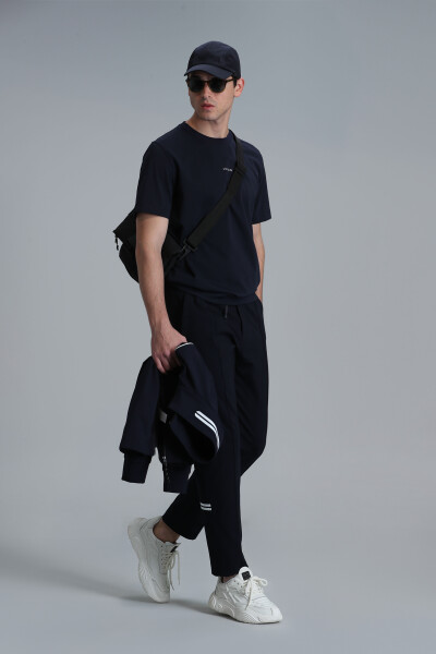 Mode Men's Sweatpants Navy Blue - 1