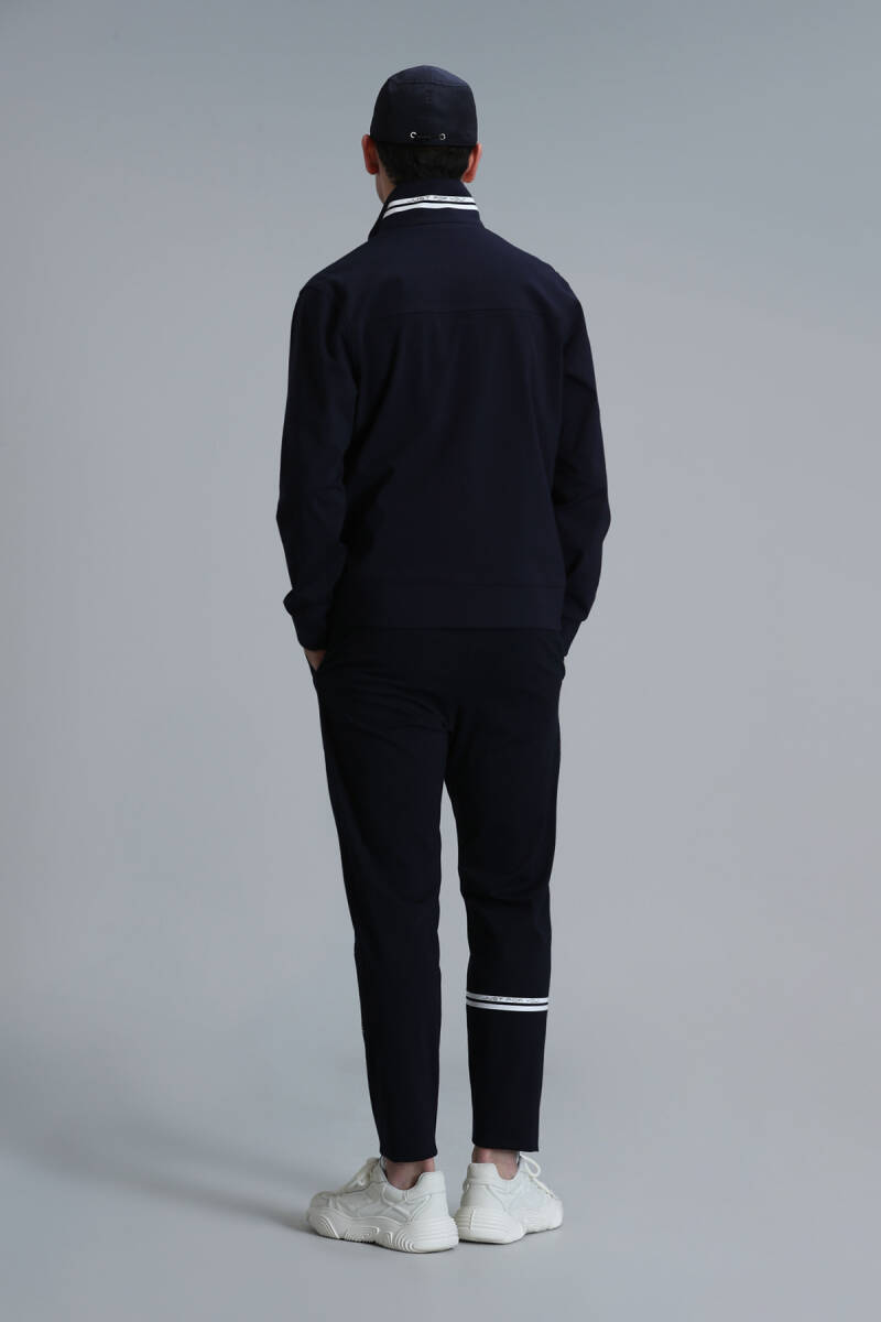 Mode Men's Sweatpants Navy Blue - 3