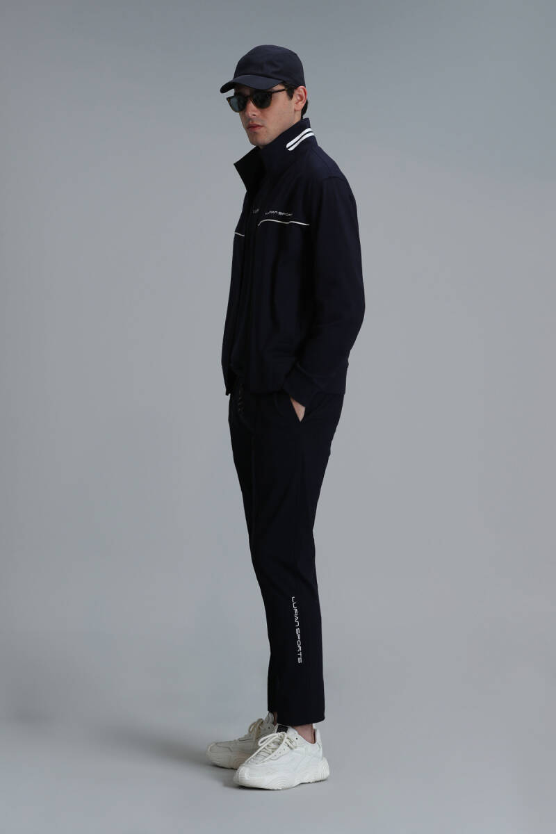 Mode Men's Sweatpants Navy Blue - 4