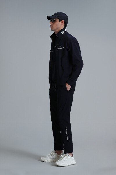 Mode Men's Sweatpants Navy Blue - 5