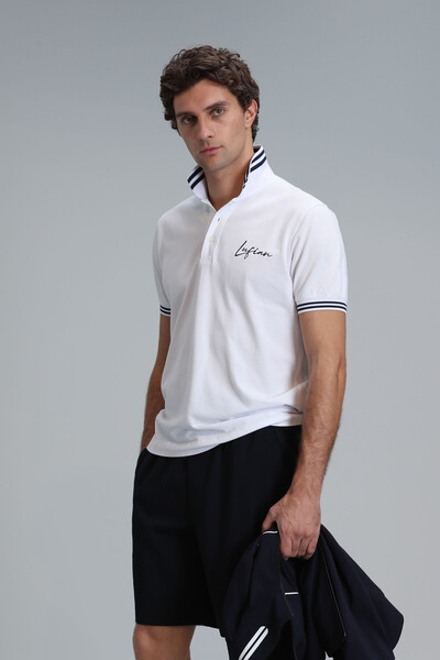Montana Smart Erkek Polo Tişört Beyaz - 1