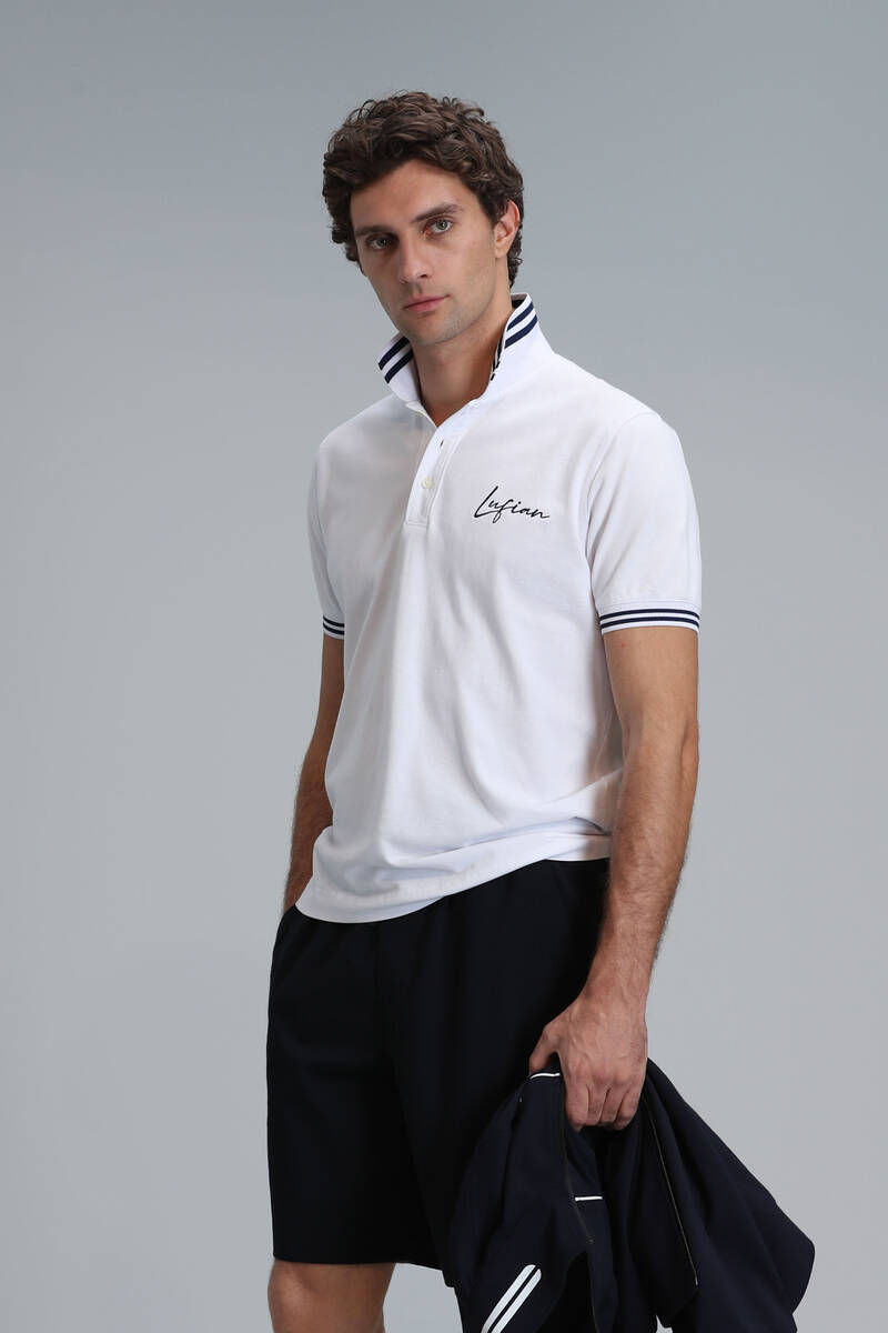 Montana Smart Erkek Polo Tişört Beyaz - 1
