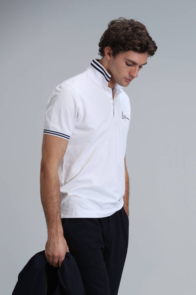 Montana Smart Erkek Polo Tişört Beyaz - 3