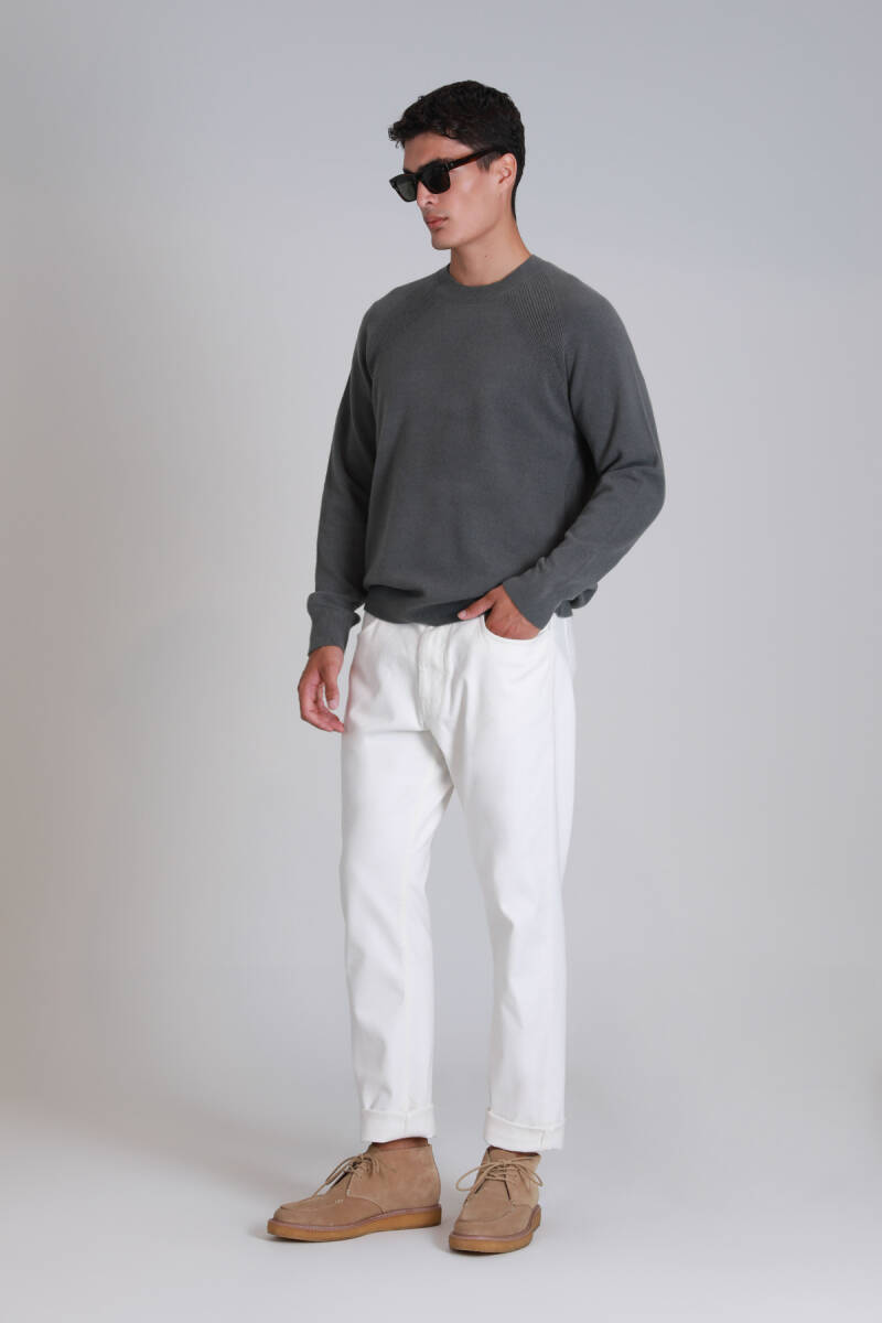 Moon Erkek Kazak Duman Yeşili - 2