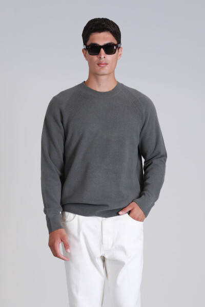 Moon Erkek Kazak Duman Yeşili - 3