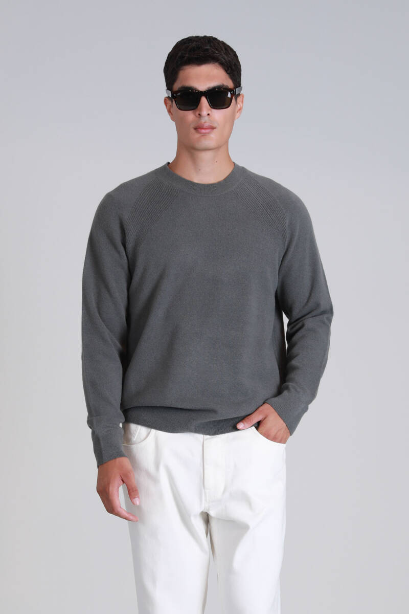 Moon Erkek Kazak Duman Yeşili - 3