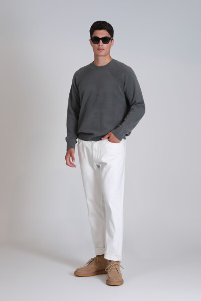 Moon Erkek Kazak Duman Yeşili - 4