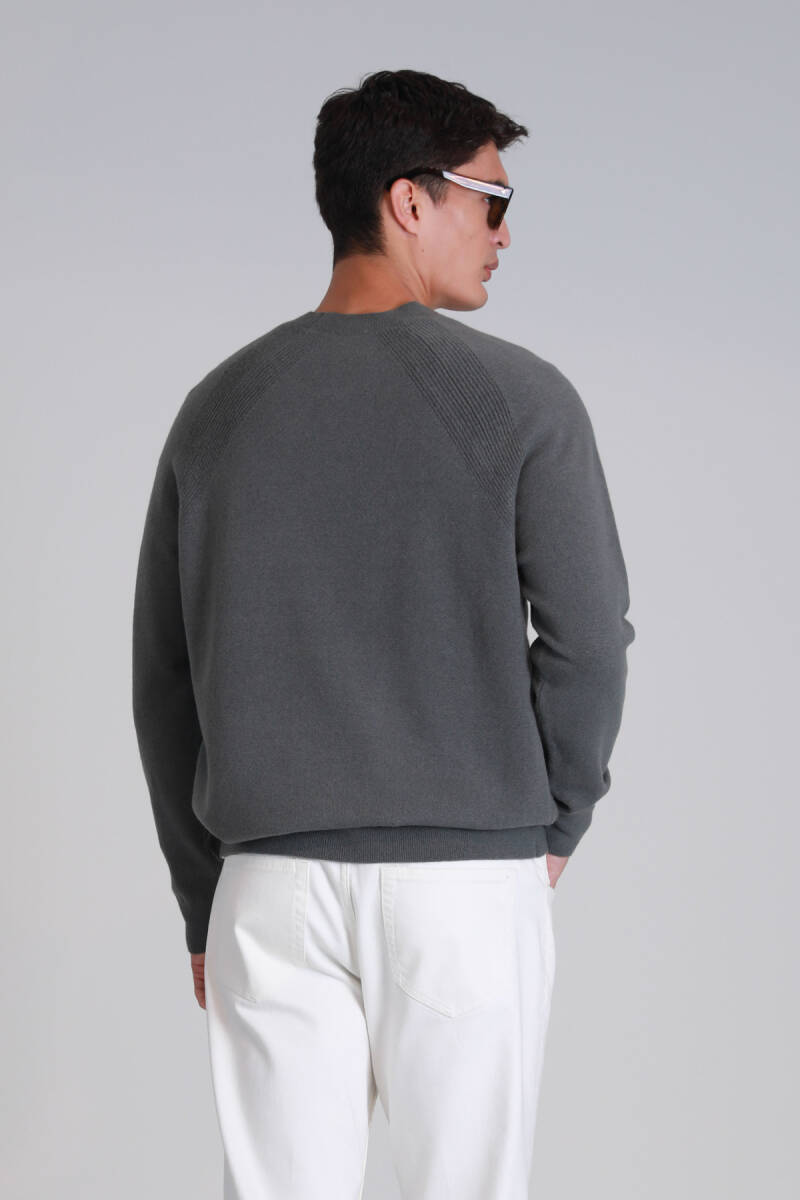 Moon Erkek Kazak Duman Yeşili - 6