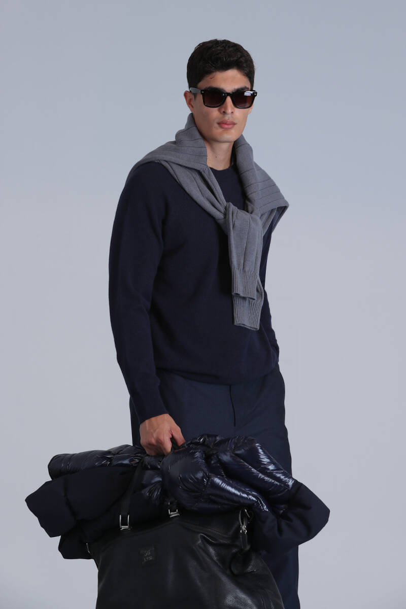 Moon Erkek Kazak Lacivert - 5