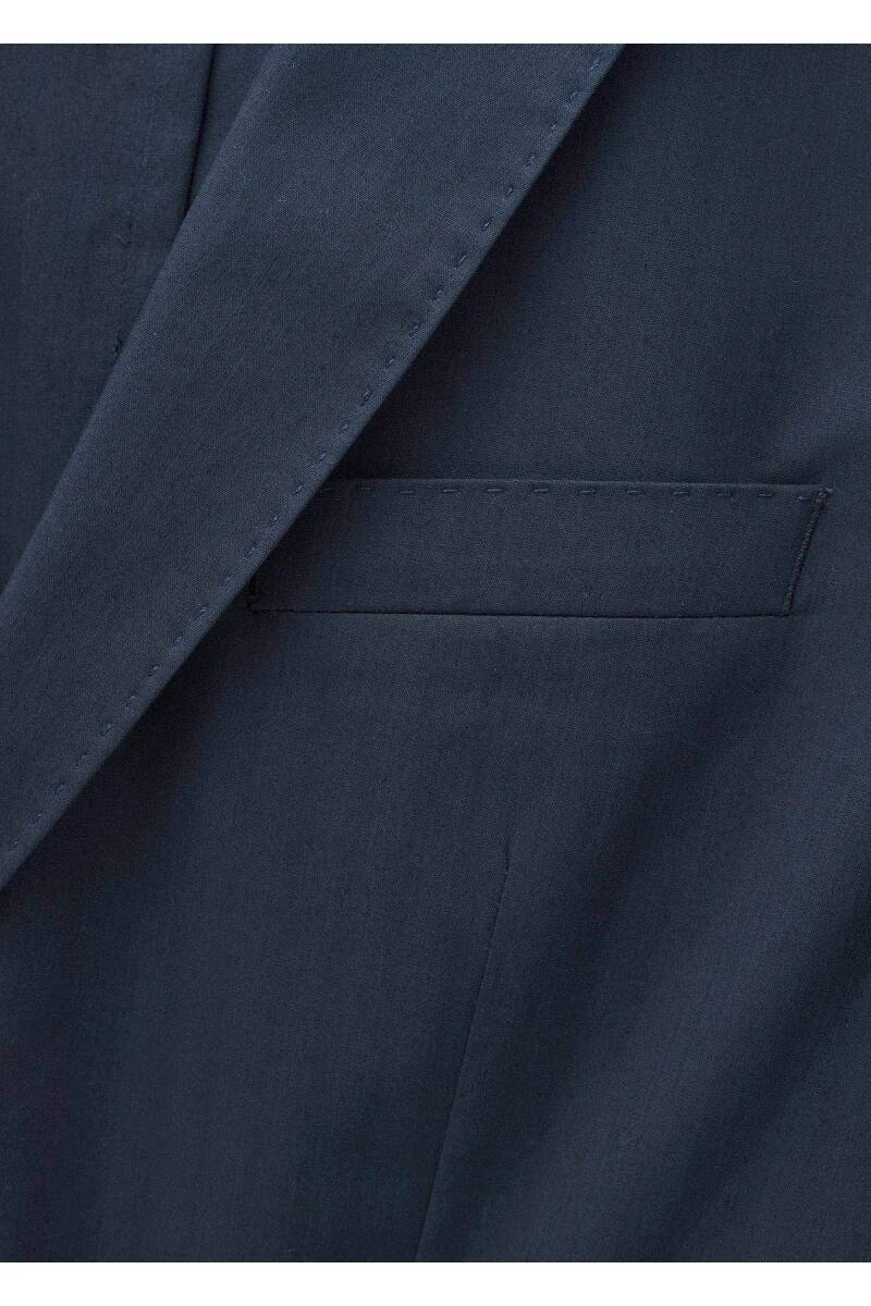 Mora Lacivert Renk Cep Detaylı Blazer Ceket - 3