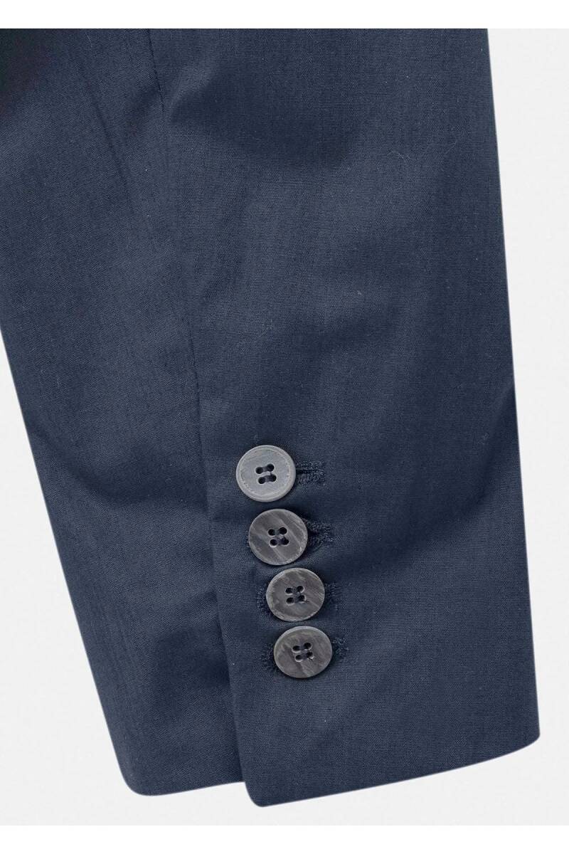 Mora Lacivert Renk Cep Detaylı Blazer Ceket - 4