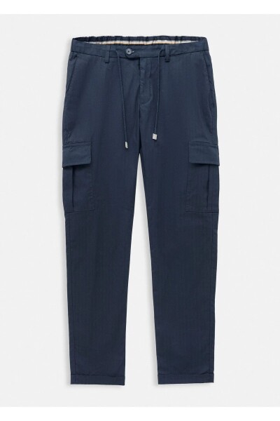 Moria Navy Blue Color Cargo Pants - 1