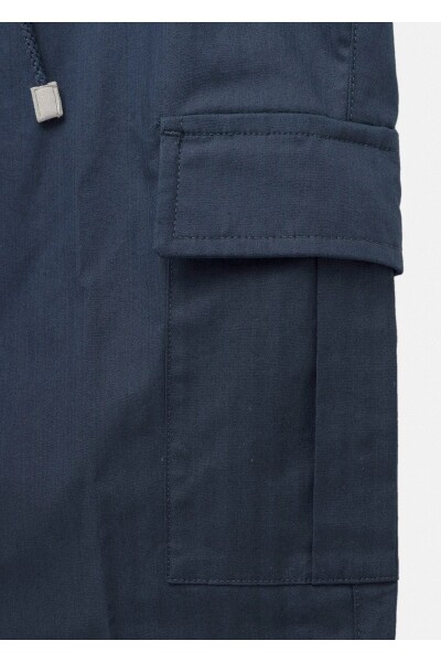 Moria Navy Blue Color Cargo Pants - 3