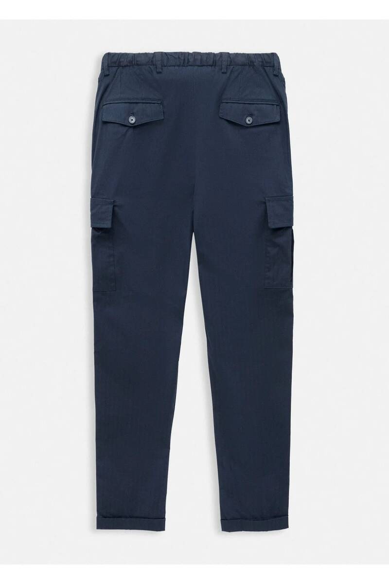 Moria Navy Blue Color Cargo Pants - 5
