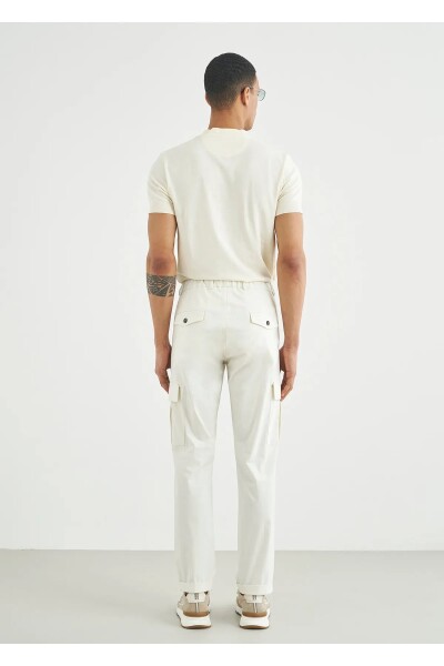 Moria Off White Color Cargo Pants - 6