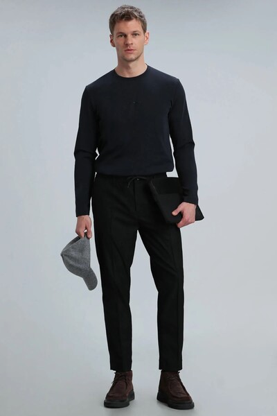 Moss Men's Long Sleeve T-Shirt Black - 2