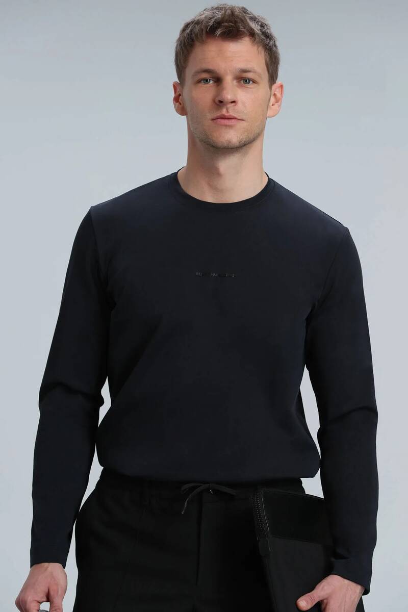 Moss Men's Long Sleeve T-Shirt Black - 3