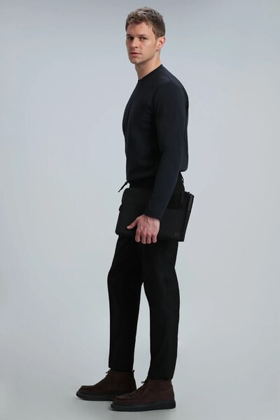 Moss Men's Long Sleeve T-Shirt Black - 4
