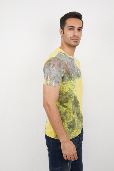 Mount Men's T-Shirt Yellow - 2
