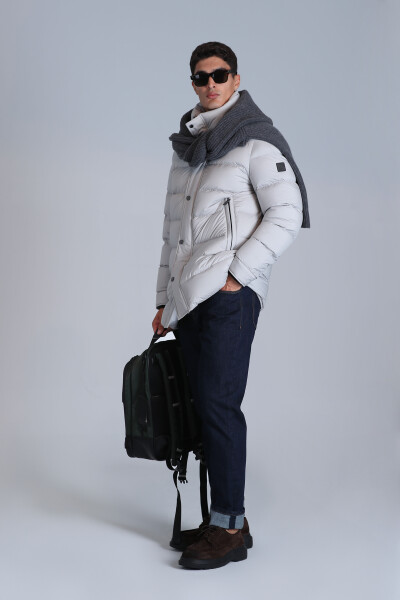 Мужское пальто Rild Goose Down Stone - 4