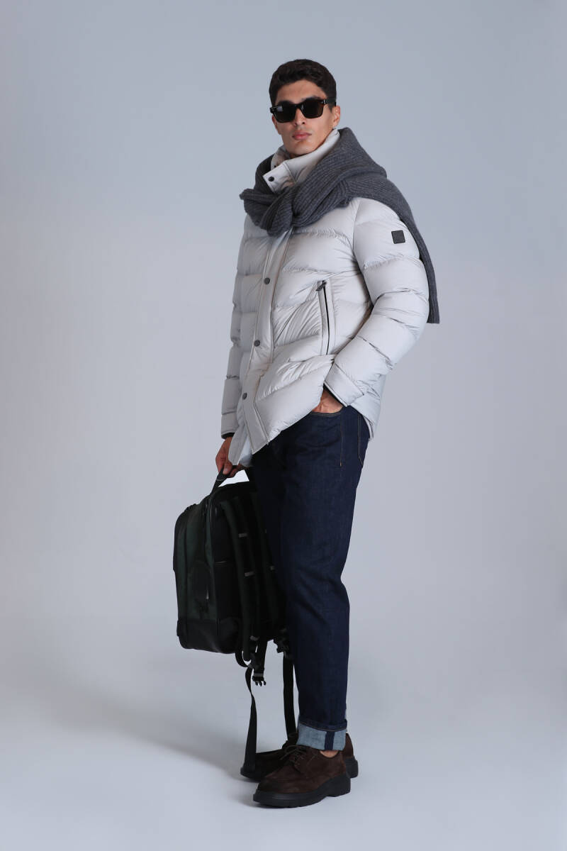 Мужское пальто Rild Goose Down Stone - 4