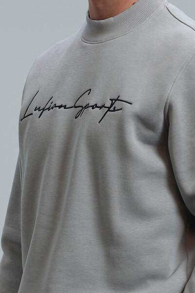 Мужская толстовка Lowe Светло-серая - 3