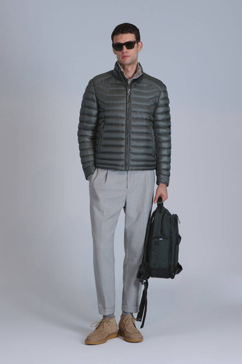 Мужские брюки-чинос Bert Spor Slim Fit светло-серые - 1