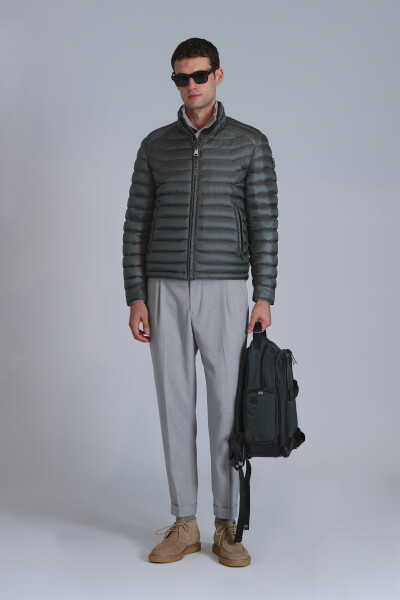 Мужские брюки-чинос Bert Spor Slim Fit светло-серые - 4