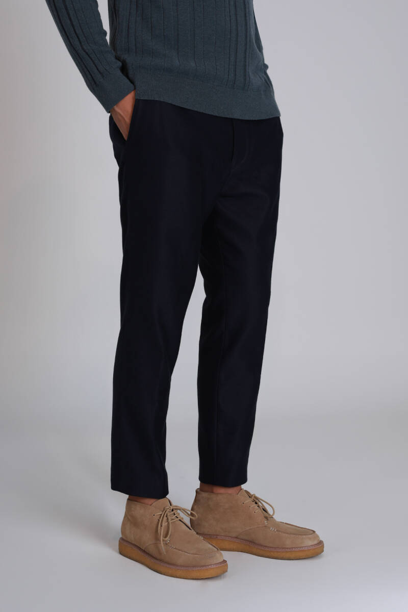 Мужские брюки-чинос Bert Spor Slim Fit, темно-синие - 3