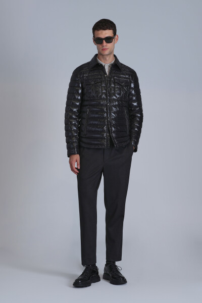 Мужские брюки-чиносы Clos Sports Slim Fit, черные - LUFIAN