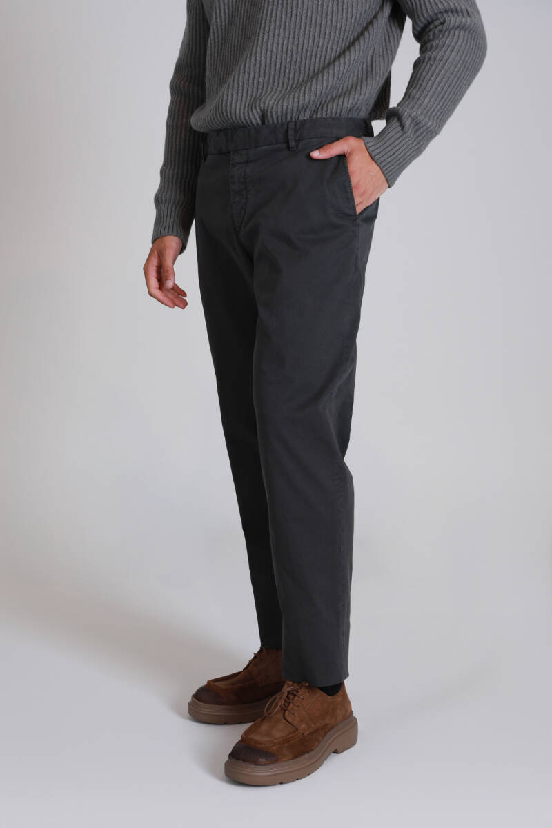 Мужские спортивные брюки-чинос Gabriel Sports Slim Fit, темно-зеленые - 3