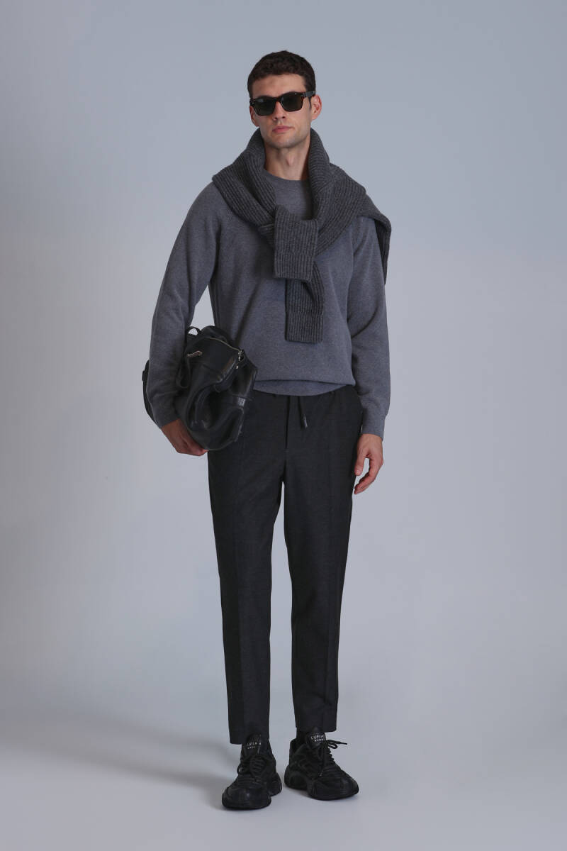 Мужские брюки-чинос Pier Sport Slim Fit, темно-серые - 4