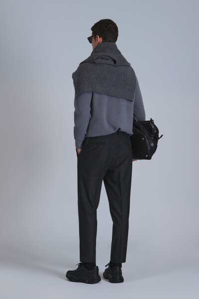 Мужские брюки-чинос Pier Sport Slim Fit, темно-серые - 6