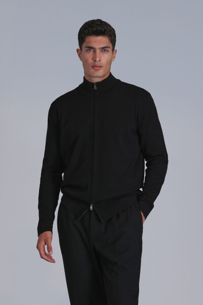Кардиган мужской Force черный - LUFIAN