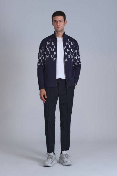 Мужской кардиган Writer, темно-синий - 2