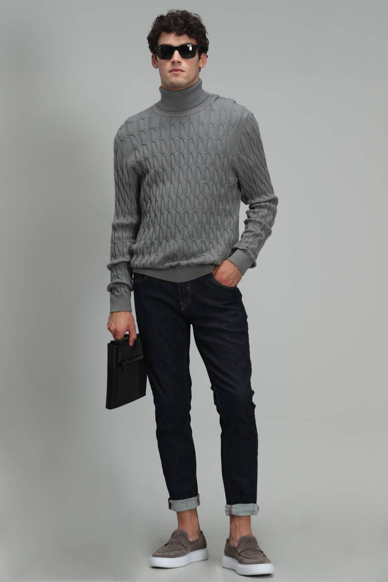 Мужской свитер Denı темно-серый