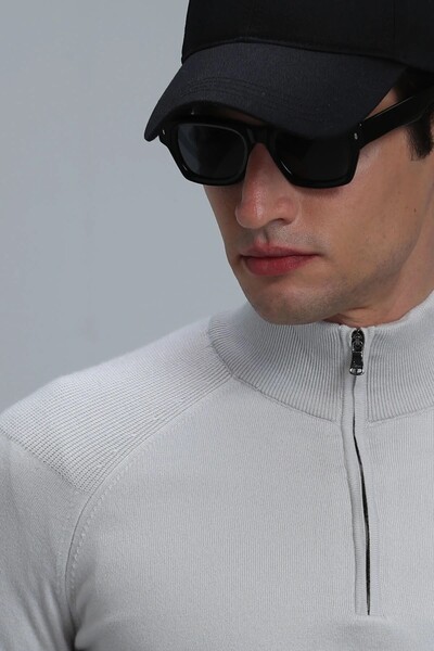 Мужской свитер Face Ecru - 3