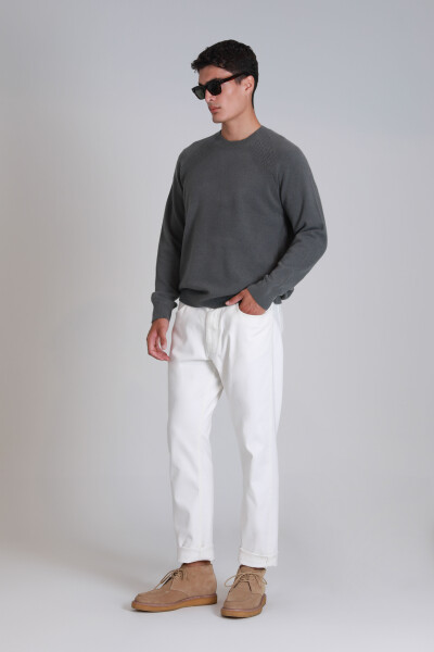 Мужской свитер Moon, дымчато-зеленый - LUFIAN (1)