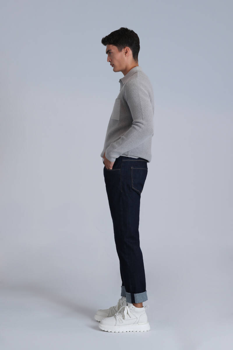 Мужской свитер River из норки - 4