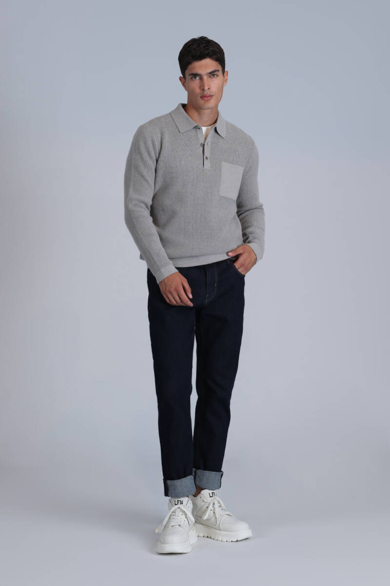 Мужской свитер River из норки - 5