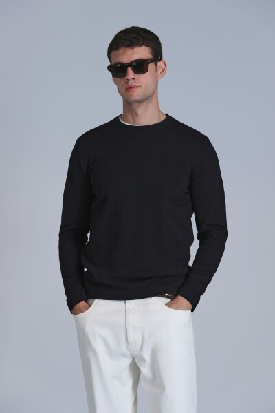 Мужской свитер Stone, черный - LUFIAN