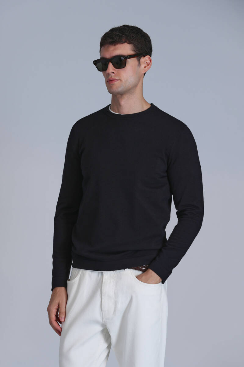 Мужской свитер Stone, черный - 3