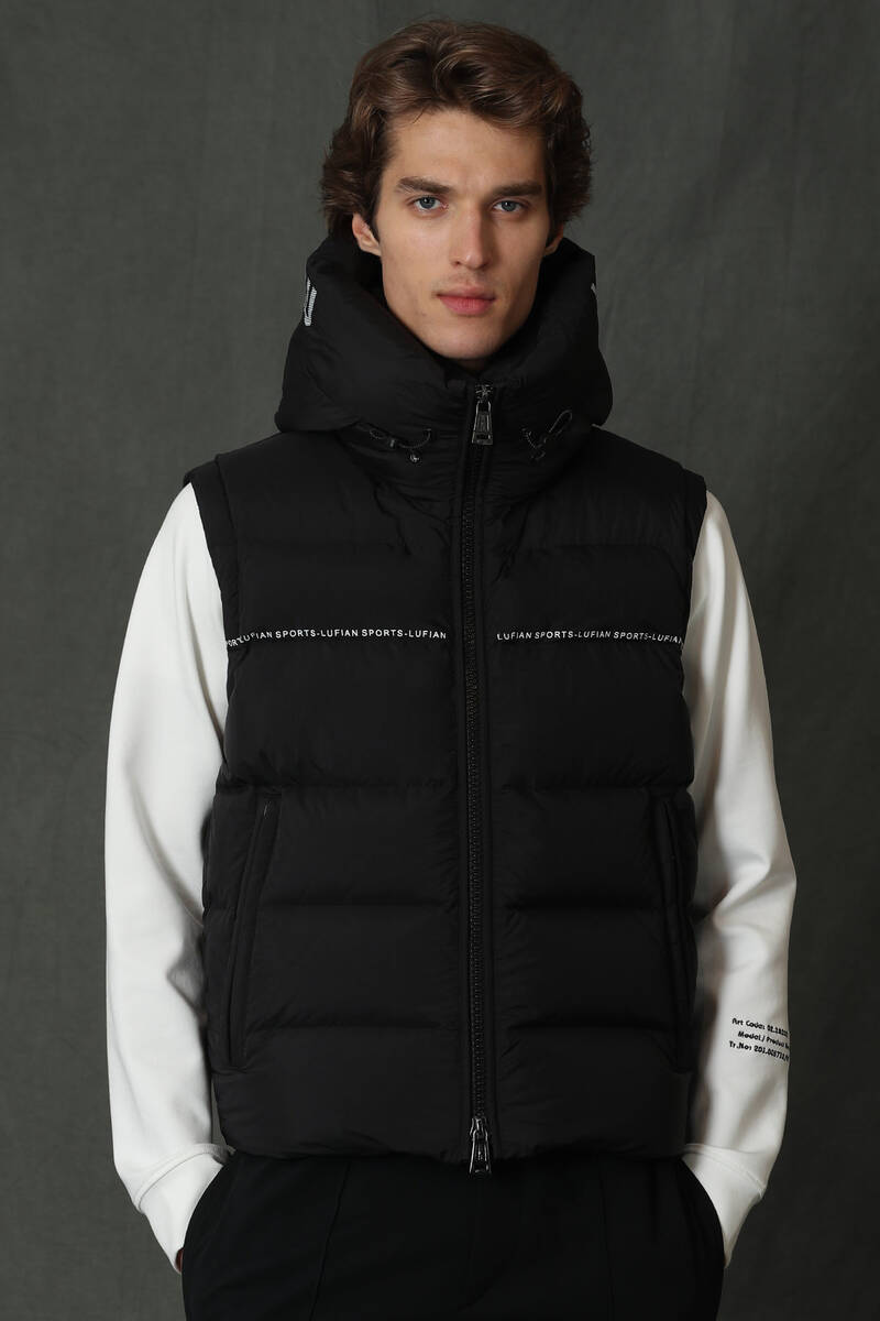 Мужской жилет Josef Goose Feather черный - 4
